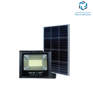 كشاف كبس مع لوح شمسي
